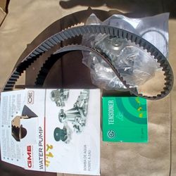 Acrua Car Water Pump, Tensioner, Belt System