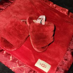 Ugg Baby Infant Fluff Yeah Slides With Lovie
