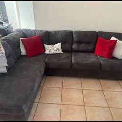 Grey sectional