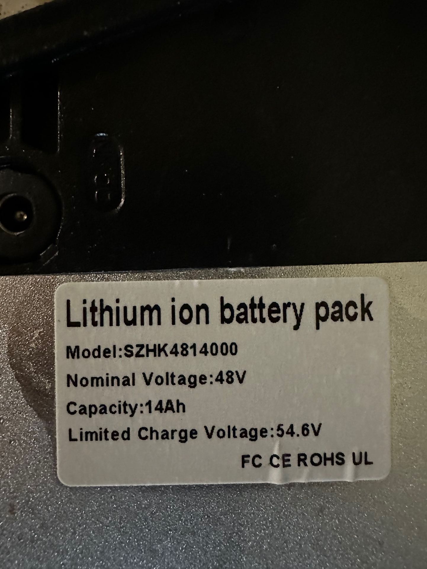 48v 14ah Battery For Folding Bike