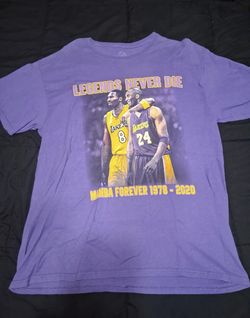 Kobe & Gianna Bryant Memorial T-Shirt Legends Never Die Legend of Black Mamba
