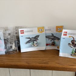 LEGO Creator 3-in-1 Fierce Shark with a Treasure Chest (31381) building set