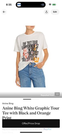 Anine Bing Graphic Tee