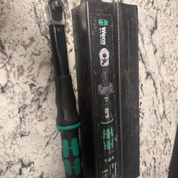 Wera Click-Torque B 1 Torque Wrench w/ Reversible Ratchet 10-50Nm 3/8" x 10-50Nm