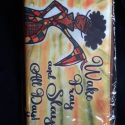 African Cosmetic Bag Wristlet