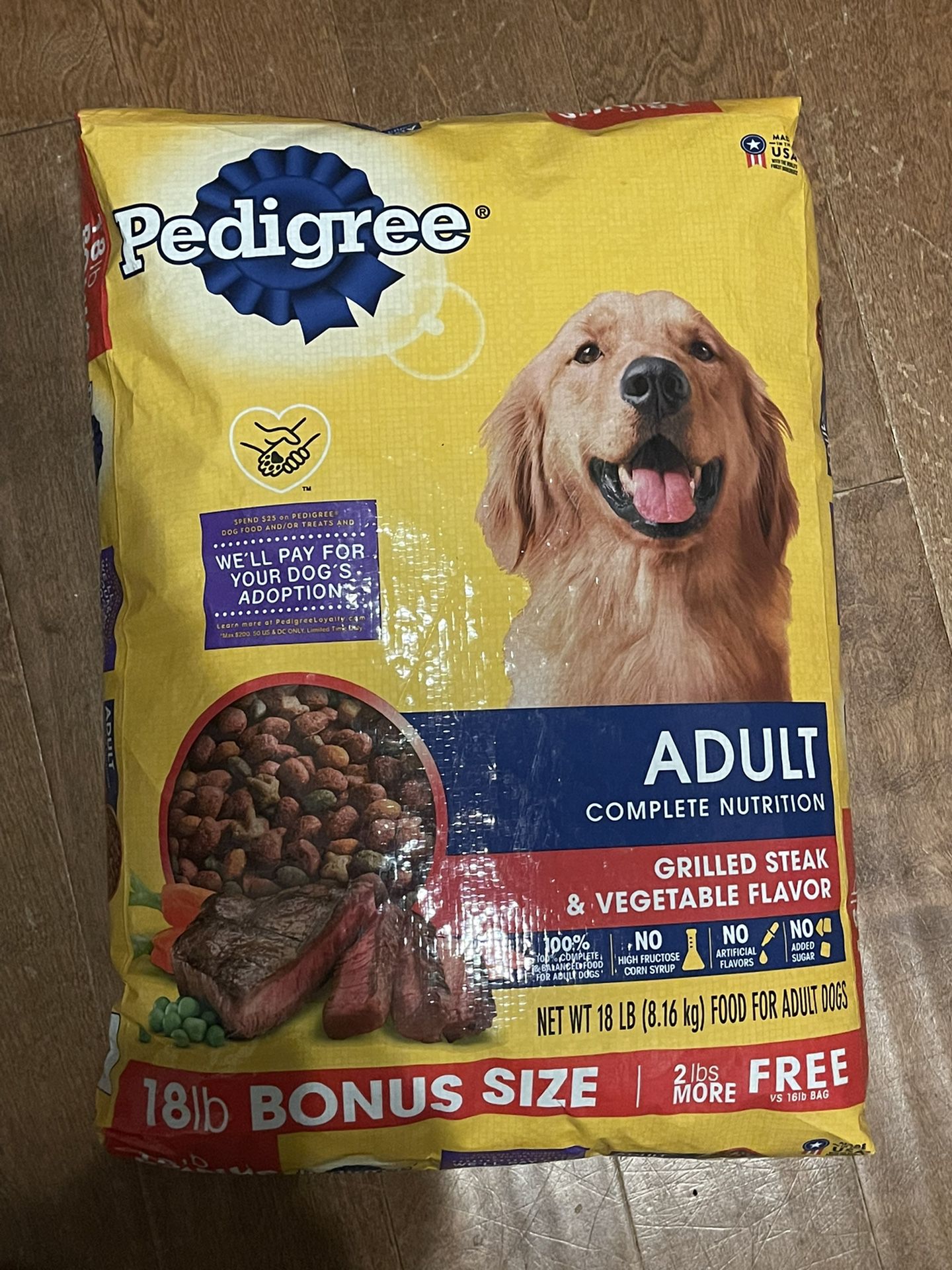 18lb Bag Pedigree Dog Food 