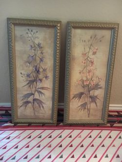 Floral hand painting