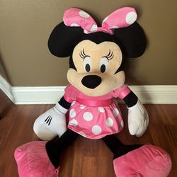 Large 3ft Mini Mouse Plus Doll Teddy Disney