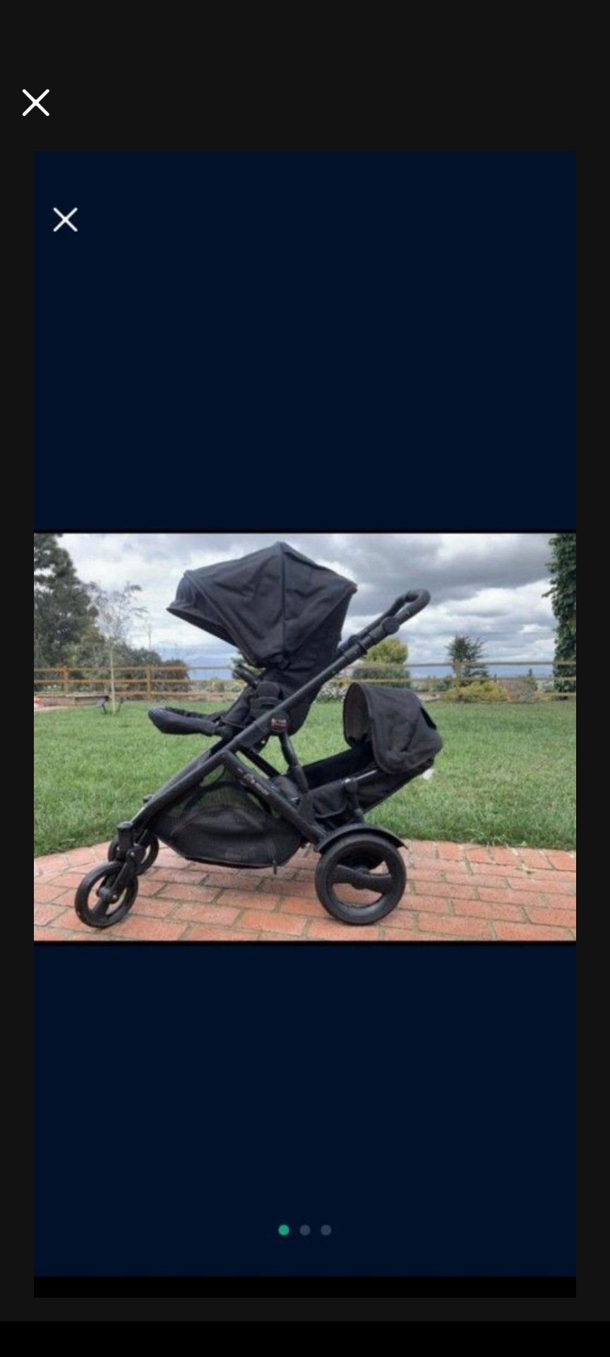 Britax Stroller Double $150