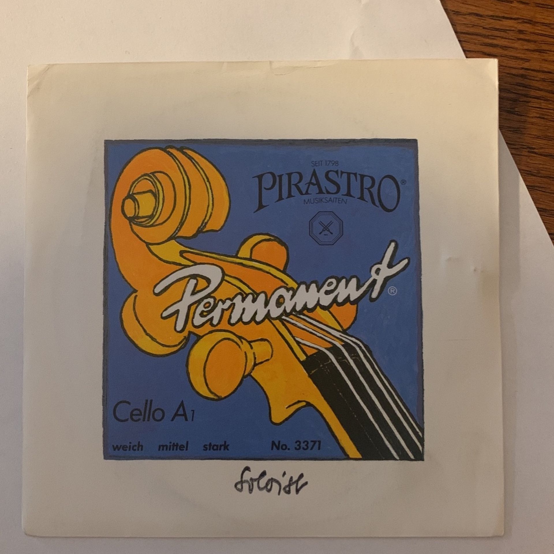 Pirastro permanent 4/4 Cello Soloist A String New