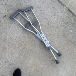 Like New Crutches 36”-48” 