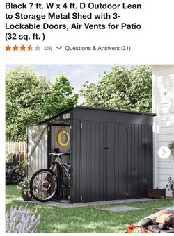 Metal shed