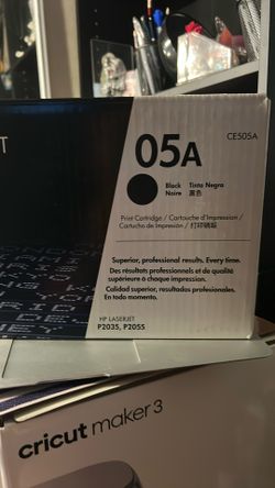 HP 05A Black Original LaserJet Toner Cartridge