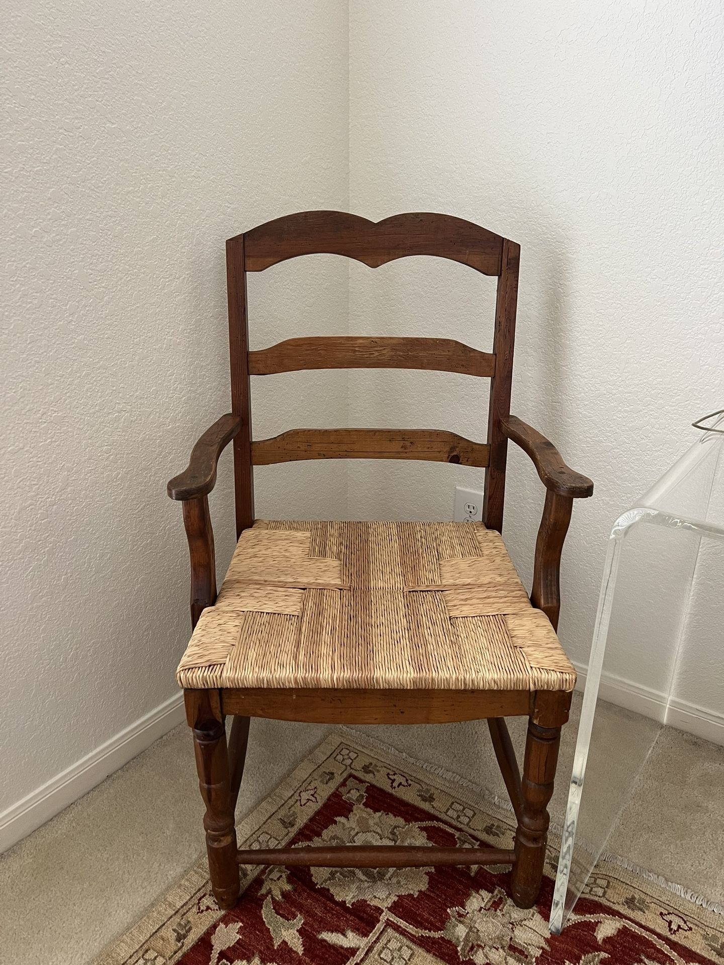 Vintage Ladder Back  Arm Chair