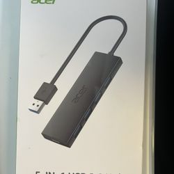 NIB Acer 5-in-1 USB 3.0 Hub