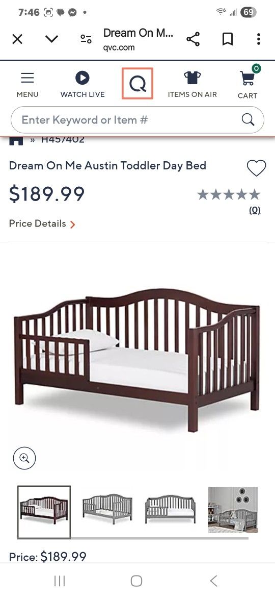 Austin Toddler Daybed- Expresso