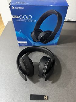 PlayStation Gold Wireless Headset with Dongle