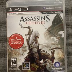 Assassin's Creed III (Sony PlayStation 3, 2012)