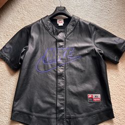 Supreme x Nike Leather Jersey XL