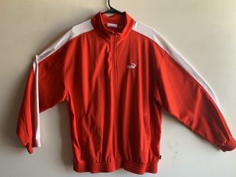 Vintage 90’s Puma Tracksuit Jacket Red XL