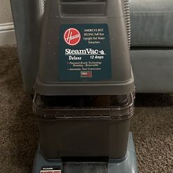 Hoover SteamVac Deluxe Shampooer SpinScrub Cleaning F5866-900 Works Great