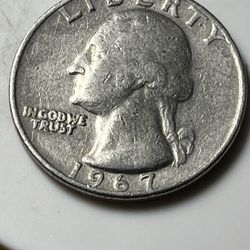 1967 Quarter Error In # 7