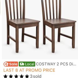 Solid Wood Dining Chairs set of 6