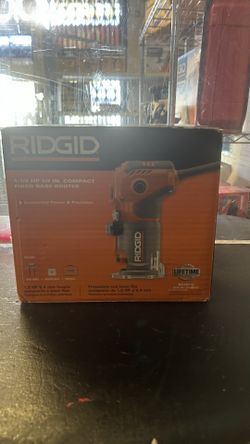 Rigid 1-1/2 Hp 1/4 In Compact Fixed Base Router 