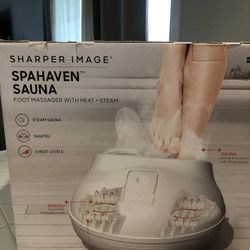 Foot Massager/sauna  Sharper Image*Brand New!