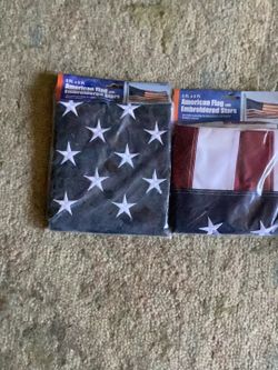 American flags