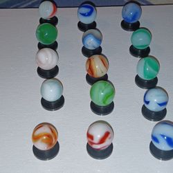 Vintage swirl marbles
