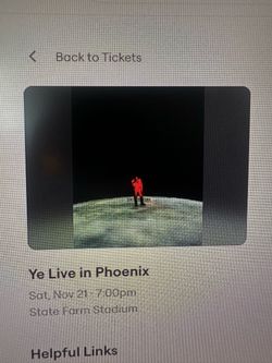 Ye tickets