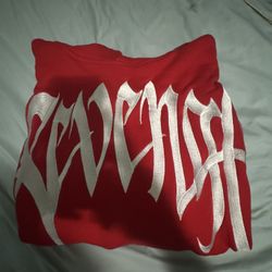 Revenge Cropped Large Hoodie 