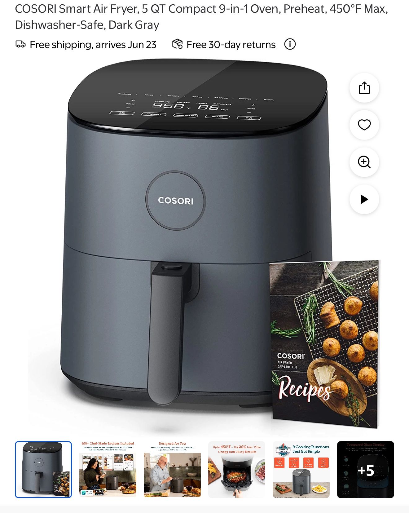 Air Fryers Brand New Touch Screen