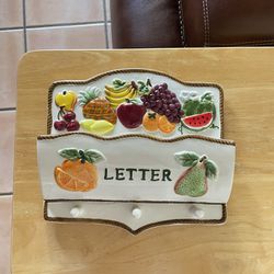 Letter And Key Hanger For Kitchen Or Hallway