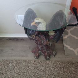 Bald Eagle Glass Table $175 Pickup In Oakdale 