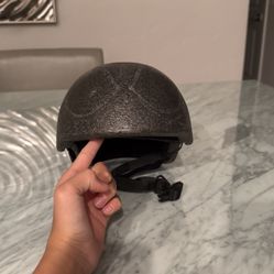 Simple Grey Hard Foam Bike Helmet With Padding