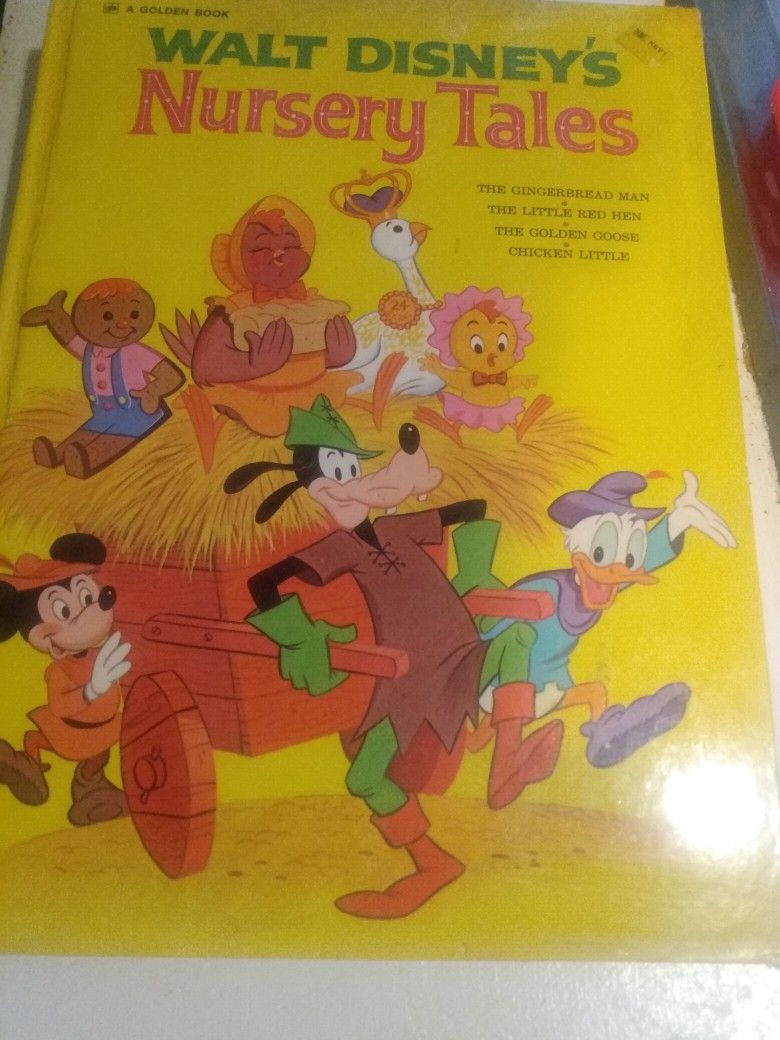 Vintage Walt Disney Nursery Tails Book