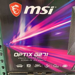 144 HZ Msi Monitor (27 In)