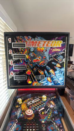 Meteor Pinball Machine  1979