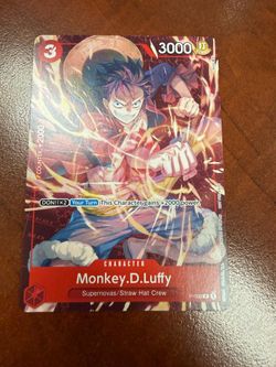 One Piece - Monkey D Luffy P-006 Retail Promo - Regular Promo Card NM