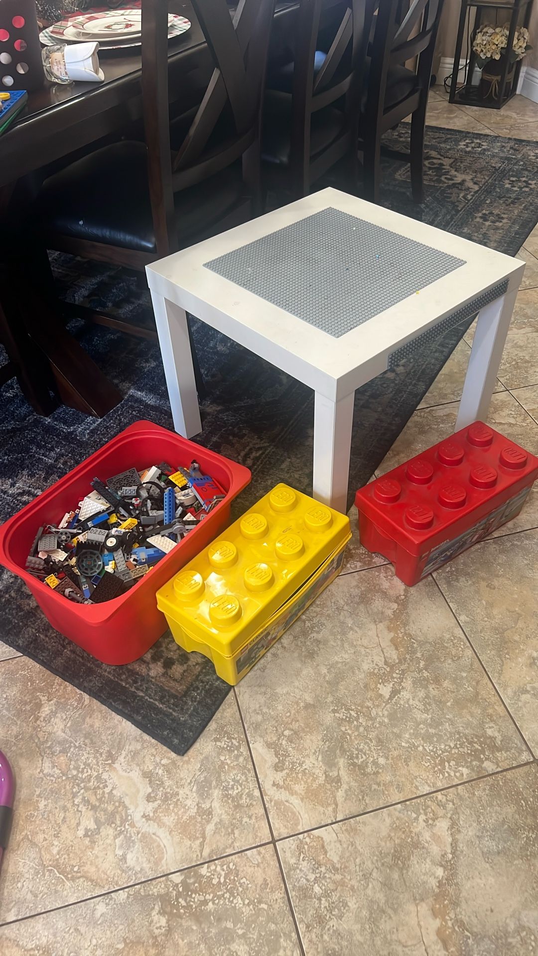Lego Table With Legos