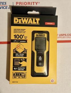 NEW Never Opened DEWALT 100 ft. Laser Distance Measurer