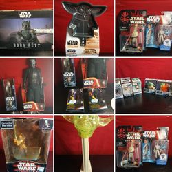 Collectible Star Wars 15 piece bundle. Great value for a great cause!. Raising money for my cancer treatment and recovery.  15 pieces breaks down to l