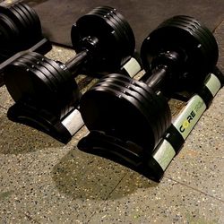 CORE FITNESS ADJUSTABLE DUMBBELLS 5-50LB DUMBBELL WEIGHTS SET