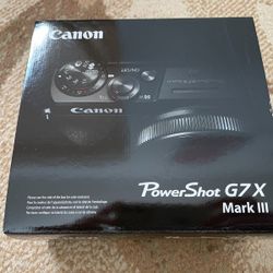 Canon PowerShot G7 X Mark III - 20.1MP Point & Shoot Digital Camera - Black. 