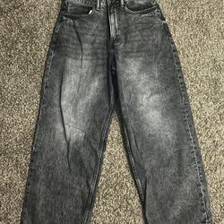 H&M Grey Baggy Jeans