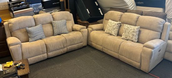 Power Reclining Sofa Couch LAZY BOY Set