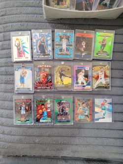 15 basketball card lot all in great condition/taking offers /selling separately or whole lot