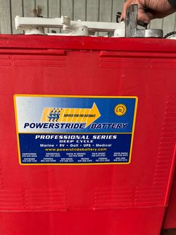 New batteries 6volt/deep cycle